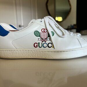 Gucci Ace 'Gucci Tennis' Mens Low Top Sneakers White 9